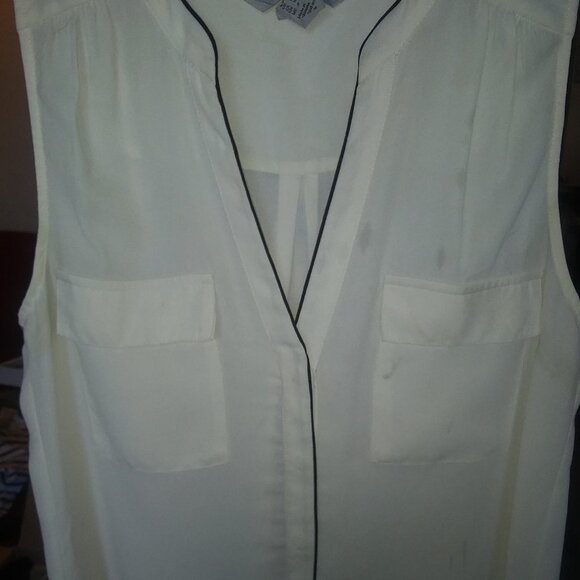 H&M Conscious white sleeveless blouse - Picture 1 of 5